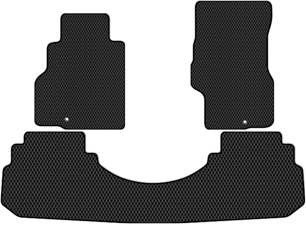 Коврики ЭВА "EVA сота" для Infiniti М35 (седан / Y50) 2008 - 2010, черные, 3шт.