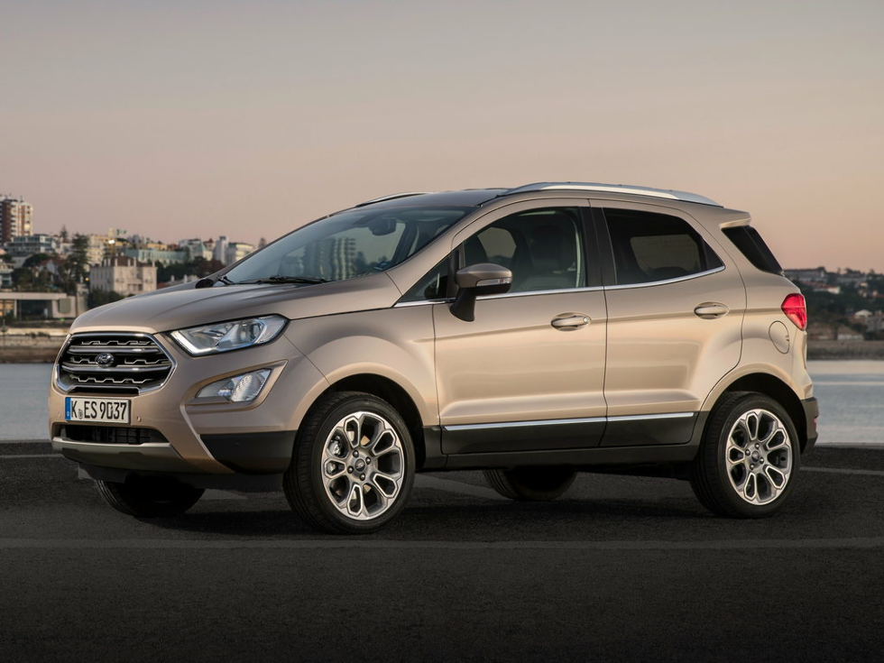 Коврики текстильные "Классик" для Ford EcoSport (suv) 2017 - Н.В., темно-серые, 5шт.