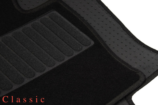 Коврики текстильные "Классик" для Hummer H3 (suv) 2005 - 2013, черные, 3шт.