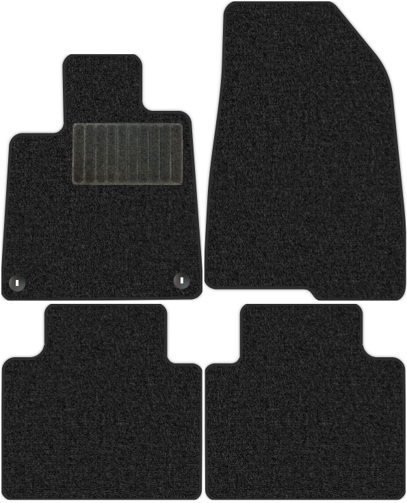 Коврики текстильные "Комфорт" для Honda Accord (седан / CV) 2019 - 2022, темно-серые, 4шт.
